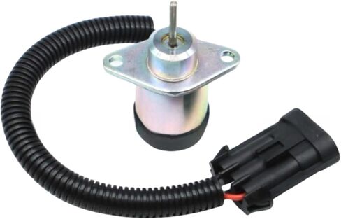 Fuel Shut Down Solenoid 1J710-60011 1J71060010 For Kubota Engine V2607 B2400D B1700D B2100D B751HSD B7510DN B7510D New Aftermarket Parts in Saudi Arabia