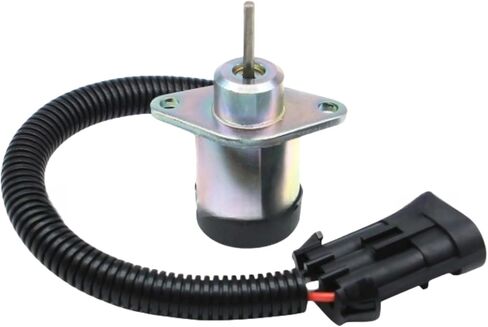 Fuel Shut Down Solenoid 1J710-60011 1J71060010 For Kubota Engine V2607 B2400D B1700D B2100D B751HSD B7510DN B7510D New Aftermarket Parts in Saudi Arabia