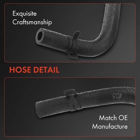A-Premium Power Steering Hose Return Hose Line Assembly Compatible with Ford F-250 Super Duty 2001-2004 F-350/F-450/F-550 Super Duty 1999-2004 2-PC Set in Saudi Arabia