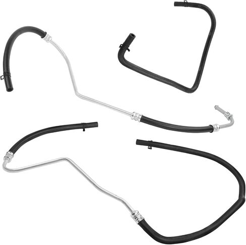 A-Premium Power Steering Hose Return Hose Line Assembly Compatible with Ford F-250 Super Duty 2001-2004 F-350/F-450/F-550 Super Duty 1999-2004 2-PC Set in Saudi Arabia