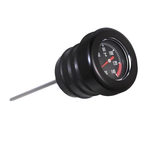 Motorcycle Oil Temperature Dipstick for Harley Softail Twin Cam 2000-2017 Fat Boy (Black) in Kuwait