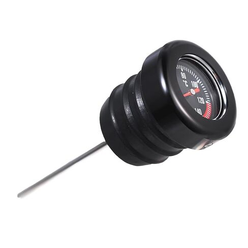 Motorcycle Oil Temperature Dipstick for Harley Softail Twin Cam 2000-2017 Fat Boy (Black) in Kuwait