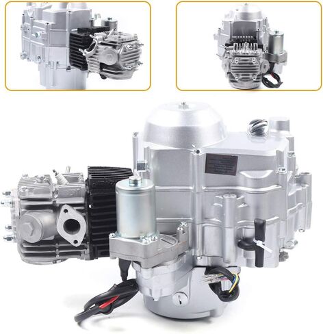 110cc 4-Stroke Engine Motor, Electric Start Single Cylinder Auto Motor Gearbox for 50cc, 70cc, 90cc, 110cc ATV GO Karts, 2-Valve Auto Transmission Air Cooled System-308-999003 in Saudi Arabia