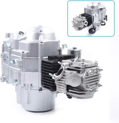 110cc 4-Stroke Engine Motor, Electric Start Single Cylinder Auto Motor Gearbox for 50cc, 70cc, 90cc, 110cc ATV GO Karts, 2-Valve Auto Transmission Air Cooled System-308-999003 in Saudi Arabia