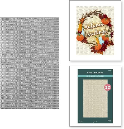 مجلد النقش المزخرف ثلاثي الأبعاد من Spellbinders، شفاف in Kuwait