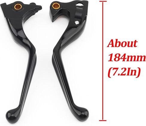 Fit for Harley Sportster Iron XL XR 883 1200 X V C XL883 XL883N 2004-2023 Handle Brake Clutch Lever 1 Set(Black 2004-2013) in Saudi Arabia