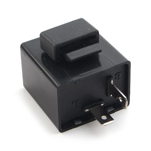 GZYF 2 Pin 12V 0.02A-12A Electronic LED Flasher Relay Fix for Honda Grom 125 2014-2018 2019 2020 Turn Signal Light Fast Hyper Flash Motorcycle Scooter in Saudi Arabia
