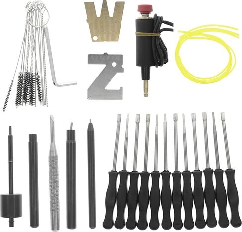 500-500 Diaphragm Carburetor Tool Kit & ZT-1 500-13 Metering Lever Tool & 12 PCS Carburetor Adjustment Tool Carb Adjusting Kit for Chainsaw String Trimmer Blower 2 Cycle Small Engine in Saudi Arabia