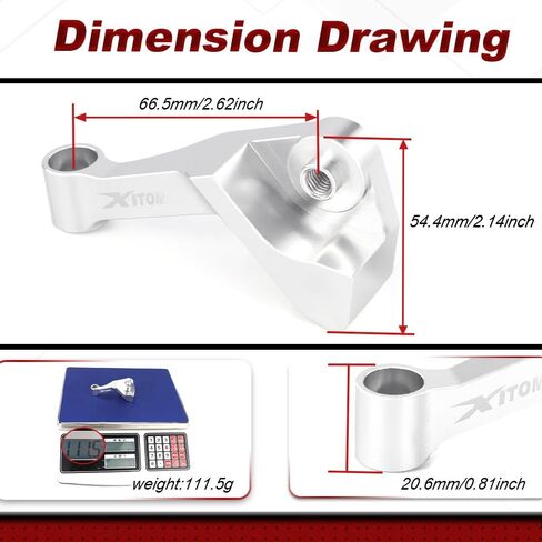 Xitomer Side Stand Bracket Compatible with Stark Varg MX & EX Motorcycle Kickstand 29mm Lower Mount Side Stand Foot Side Support Lowering Kit in Saudi Arabia