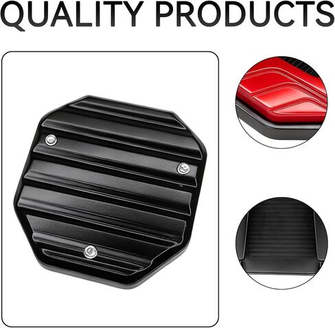 Motorcycle Kickstand Pad, Aluminium Alloy Kickstand Side Stand Extension Plate, Universal Motorcycle Support Accessory for Soft Ground, Grass, Gravel, Sand and Hot Pavement (Black) in Saudi Arabia