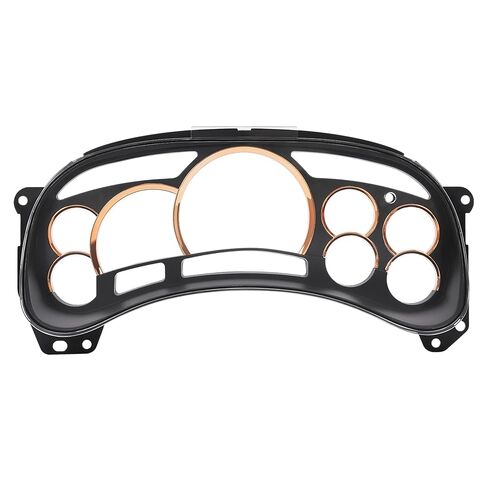 HECASA Instrument Cluster Lens Upgrade Kit Compatible with 2003-2007 Chevrolet Silverado GMC Sierra Yukon Avalanche Tahoe Suburban 1500 2500 HD 3500 Classic Gauge Meter Cluster Bezel Panel in Saudi Arabia