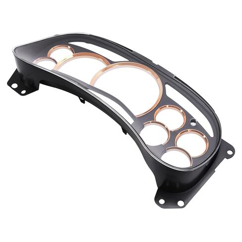 HECASA Instrument Cluster Lens Upgrade Kit Compatible with 2003-2007 Chevrolet Silverado GMC Sierra Yukon Avalanche Tahoe Suburban 1500 2500 HD 3500 Classic Gauge Meter Cluster Bezel Panel in Saudi Arabia