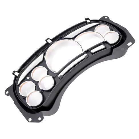 HECASA Instrument Cluster Lens Upgrade Kit Compatible with 2003-2007 Chevrolet Silverado GMC Sierra Yukon Avalanche Tahoe Suburban 1500 2500 HD 3500 Classic Gauge Meter Cluster Bezel Panel in Saudi Arabia