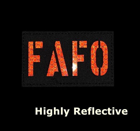 قطعتان من رقعة FAFO العاكسة تلتف حولها وتكتشف رقعة الخطاف والحلقة (تتوهج باللون الوردي الداكن) in Kuwait