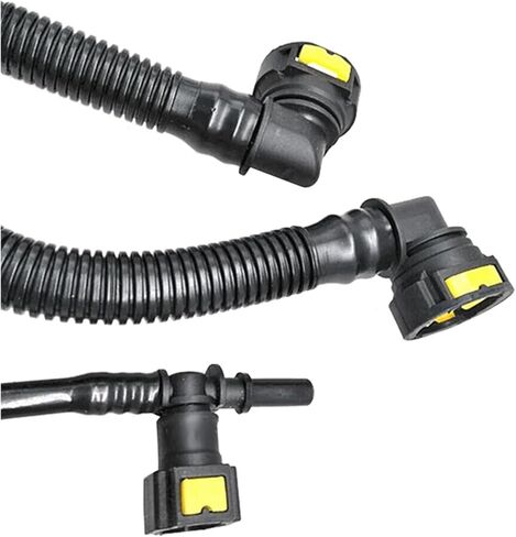 2X Car Engine Crankcase Breather Hose Pipes Compatible with Peugeot 206 207 307 308 408 Compatible with Citroen 1.6 16V 1192W0 9675884280 in Saudi Arabia