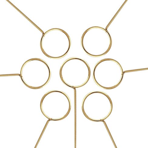 Luomorgo 40 Pcs Gold Floral Place Card Holders - Metal Photo & Table Number Clips, Reusable Wire Floral Picks for Wedding, Party Decor (Heart) in Kuwait