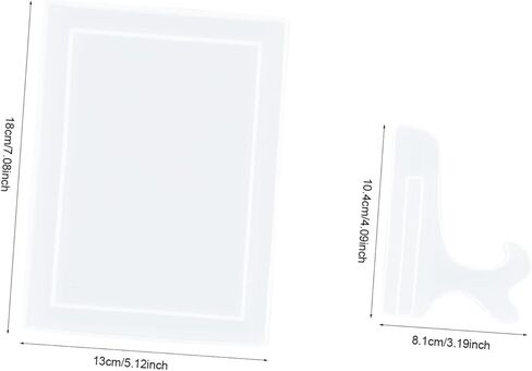 Uonlytech 1set Photo Frame Tool Silicone Epoxy Mold for Crafting Unique Frames Easy to Use Lightweight and Flexible for Creative Home Decor and in Saudi Arabia