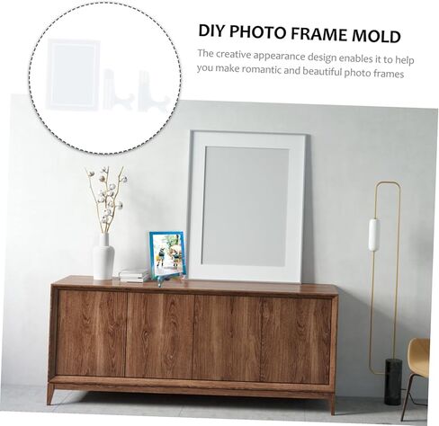 Uonlytech 1set Photo Frame Tool Silicone Epoxy Mold for Crafting Unique Frames Easy to Use Lightweight and Flexible for Creative Home Decor and in Saudi Arabia