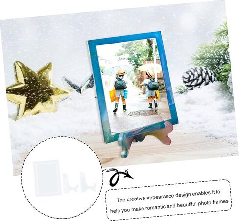 Uonlytech 1set Photo Frame Tool Silicone Epoxy Mold for Crafting Unique Frames Easy to Use Lightweight and Flexible for Creative Home Decor and in Saudi Arabia