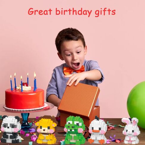 Easter Building Blocks Compatible for Lego Easter Rabbit Micro Blocks Stacking New Toys Holiday Present Box New Year Gifts for Kids Ages 6+ Boys and Girls（Rabbit） in Kuwait