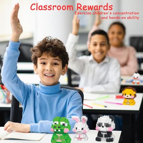 Easter Building Blocks Compatible for Lego Easter Rabbit Micro Blocks Stacking New Toys Holiday Present Box New Year Gifts for Kids Ages 6+ Boys and Girls（Rabbit） in Kuwait