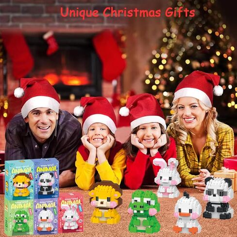 Easter Building Blocks Compatible for Lego Easter Rabbit Micro Blocks Stacking New Toys Holiday Present Box New Year Gifts for Kids Ages 6+ Boys and Girls（Rabbit） in Kuwait