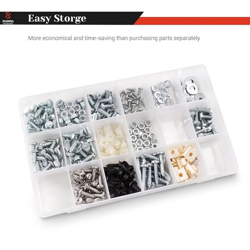 300Pcs License Plate Screw for Front and Back License Plate on Car Rustproof Bolts Fasteners, Replace# 030-400 in Saudi Arabia