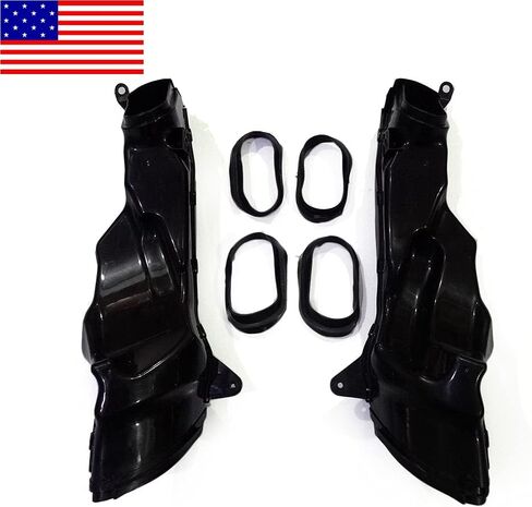 Black ABS Ram Air Tubes Duct Intake Fit for Suzuki 06 07 GSX-R600 GSXR750 2006-2007 k6 Ram Air Intake Tube Duct Cover in Saudi Arabia