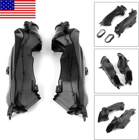 Black ABS Ram Air Tubes Duct Intake Fit for Suzuki 06 07 GSX-R600 GSXR750 2006-2007 k6 Ram Air Intake Tube Duct Cover in Saudi Arabia