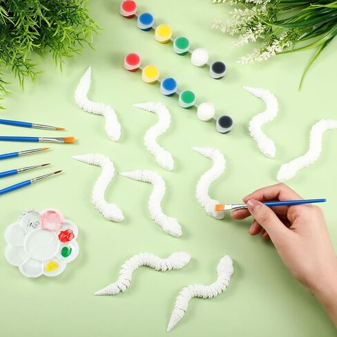 Honoson 12 Pcs 3D Printed Animal Figurines Painting Arts and Craft Kit Paint Your Own Figurines Articulated Fidget DIY Unpainted Statues with Brush Palette Acrylic Paints(Sea Turtles) in Saudi Arabia