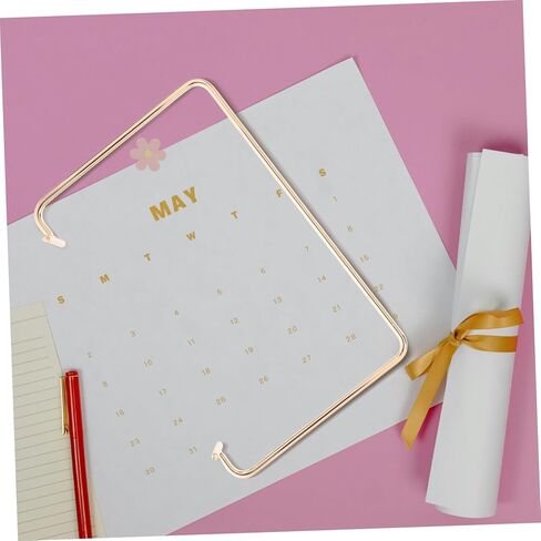 Lurrose Home Desk Calendar Rack Stylish Flip Calendar Bracket for Tabletop Display Space Saving Design and Elegant Office Supplies for Home and Workspace in Saudi Arabia