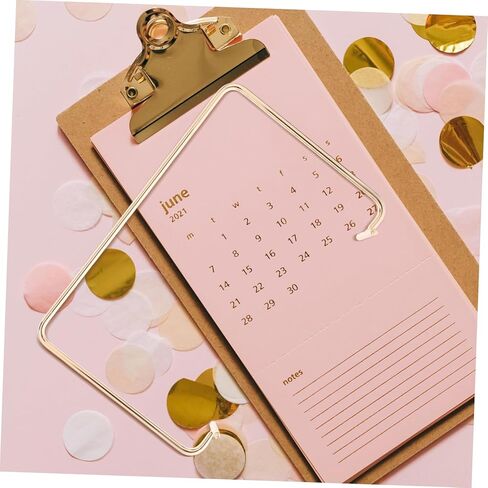 Lurrose Home Desk Calendar Rack Stylish Flip Calendar Bracket for Tabletop Display Space Saving Design and Elegant Office Supplies for Home and Workspace in Saudi Arabia
