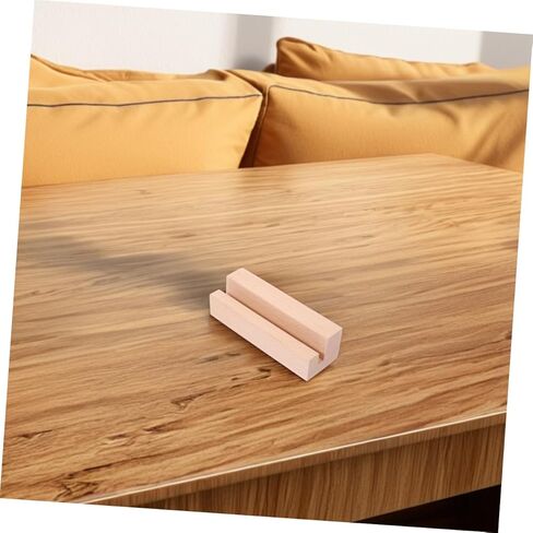 BESPORTBLE 2Pcs Wooden Desk Calendar Stand and Memo Holder Stylish Photo and Card Display Base for Home Office Decor Versatile Wooden Tabletop Organizer for Memos and Photos in Saudi Arabia