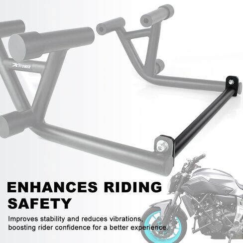 Xitomer Crash Cage Compatible with FZ-07 MT-07 2014-2024 Engine Guard Crash Bar Stunt Cage Race Rail Highway Bar in Saudi Arabia