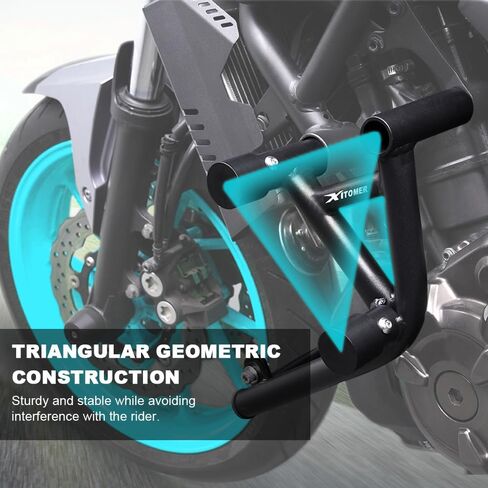 Xitomer Crash Cage Compatible with FZ-07 MT-07 2014-2024 Engine Guard Crash Bar Stunt Cage Race Rail Highway Bar in Saudi Arabia
