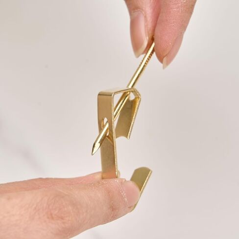 50pcs Picture Hanging Hooks, Picture Hanging kit, Picture Hangers, Picture Hanging Hooks, Including 30lb and 50lb Gold in Saudi Arabia