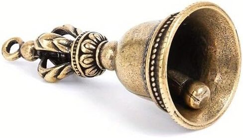 3Pcs Vintage Small Brass Bells Wind Chimes Crafts Tibetan Bronze Bell Ideas Copper Pendant Keychain in Saudi Arabia