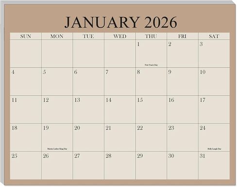 تقويم الثلاجة المغناطيسي 2026-2027 - يناير 2026 حتى يونيو 2027 - تقويم الثلاجة الشهري المثالي مع الحد الأدنى من التصاميم للتنظيم، 8.5 بوصة × 11 بوصة، سماوي in Kuwait