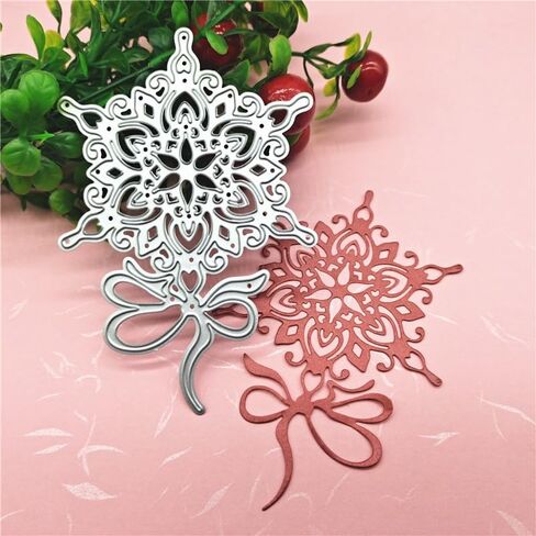 Cutting Dies Snowflake Decorative Metal Carbon Steel Embossing Cutting Die DIY Scrapbook Manual Die in Saudi Arabia