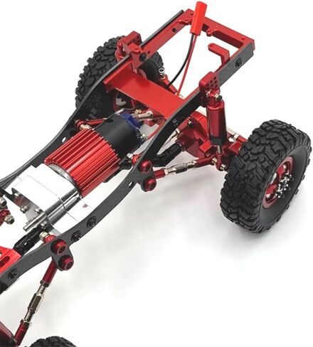 Rc Upgrades Parts For MN For WPL For Feiyu For HengLong For JJRC 1/16 /12 RC Car Parts Metal Upgrade Crossbeam Servo Box Shock Absorber Bracket(Red) in Saudi Arabia