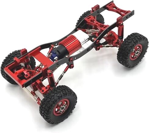 Rc Upgrades Parts For MN For WPL For Feiyu For HengLong For JJRC 1/16 1/12 RC Car Parts Metal Upgrade Crossbeam Servo Box Shock Absorber Bracket(Red) in Saudi Arabia