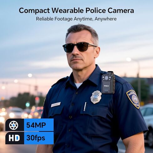 BOBLOV KJ25 2K Camcorder, Support 13Hrs Recording, Body Camera provided Night Vision, Hiking, Walk, Law Enforcement, and Pet Walking(No Memory Card Included) in Kuwait