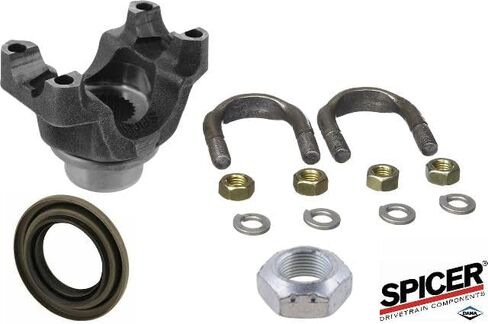 مجموعة دانا 30 44 المحدثة من Pinion Yoke U Bolt Style 1310 المتوافقة مع Jeep TJ YJ XJ CJ in Kuwait