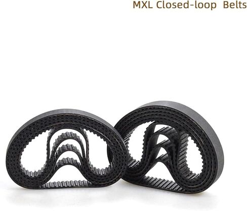MXL Timing Belt B75 B76 B78 B79 B82 Width 6/10mm Teeth 75 76 78 79 82 Synchronous 5Pcs(B76MXL Teeth 76,5PCS_6MM) in Saudi Arabia