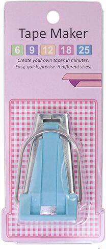 Bias Tape Maker 6mm 9mm 12mm 18mm 25mm 5 Size Tape Maker Tool Quilting Tool for Quilting and Fabric Sewing in Saudi Arabia