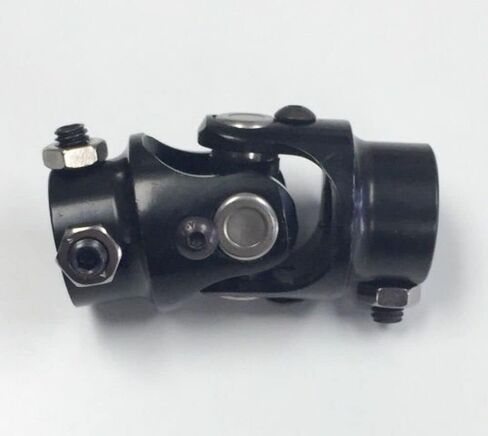 Pirate Mfg Forged Steel Black Universal Single Steering U-Joint 1" DD x 5/8-36 Spline in Saudi Arabia