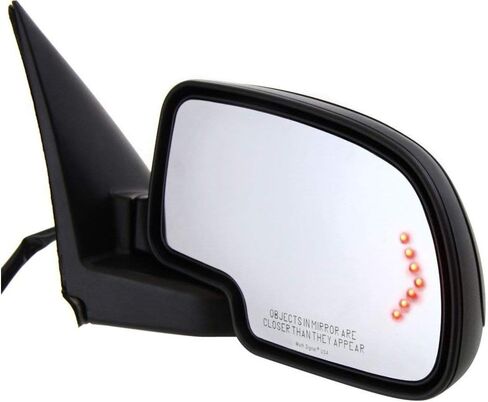 Garage-Pro Right Power Heated Side Mirrors for Chevrolet Silverado 1500 Tahoe 2003-2006 Manual Fold, Signal Light & Puddle Lamp, Without Blind Spot Monitor, Memory & Auto-Dim, 2 Caps Extended Cab in Saudi Arabia