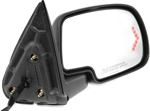Garage-Pro Right Power Heated Side Mirrors for Chevrolet Silverado 1500 Tahoe 2003-2006 Manual Fold, Signal Light & Puddle Lamp, Without Blind Spot Monitor, Memory & Auto-Dim, 2 Caps Extended Cab in Saudi Arabia