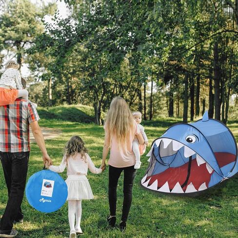 Pop up Kids Play Tent, Foldable Kids Playhouse Indoor Outdoor Toys Tents for Boys Girls Toddlers Birthday with Portable Storage Bag, Green Dinosaur in Saudi Arabia