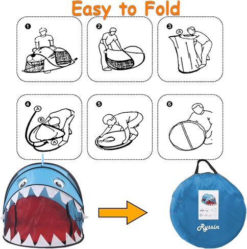 Pop up Kids Play Tent, Foldable Kids Playhouse Indoor Outdoor Toys Tents for Boys Girls Toddlers Birthday with Portable Storage Bag, Green Dinosaur in Saudi Arabia